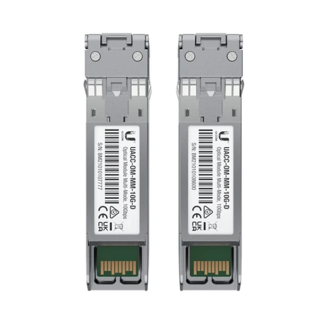 Модуль Ubiquiti SFP+ Multi-Mode 10 Gbps 2 шт (810010076908)