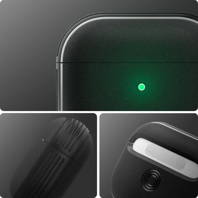 Чохол для навушників Spigen Caseology Vault для AirPods 3 Matte Black (ACS04221)
