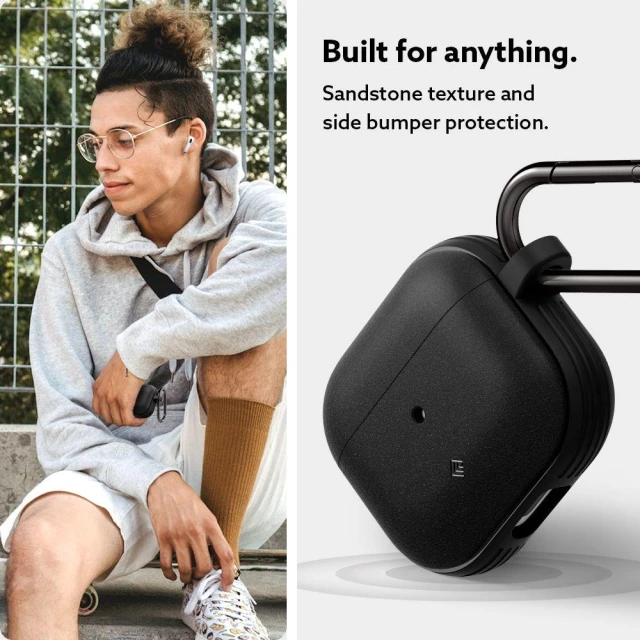 Чохол для навушників Spigen Caseology Vault для AirPods 3 Matte Black (ACS04221)