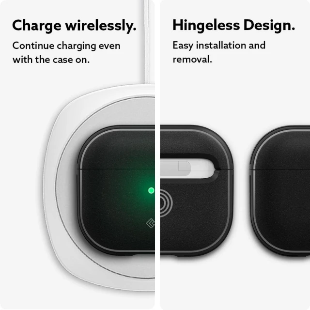 Чохол для навушників Spigen Caseology Vault для AirPods 3 Matte Black (ACS04221)