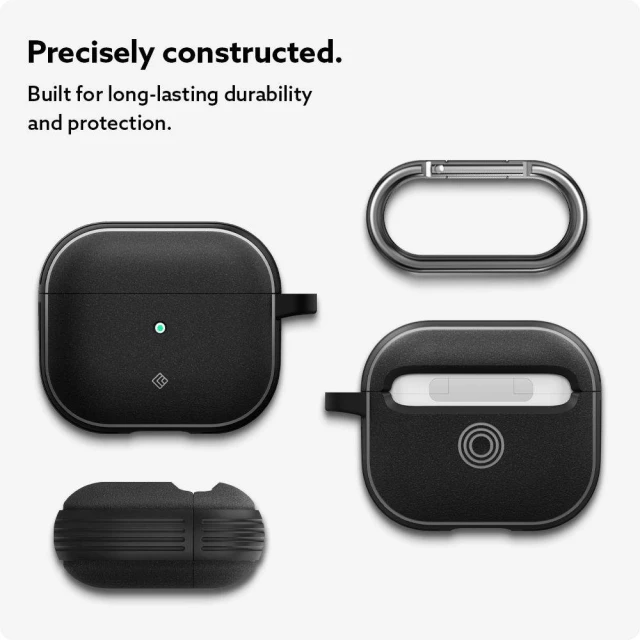 Чохол для навушників Spigen Caseology Vault для AirPods 3 Matte Black (ACS04221)