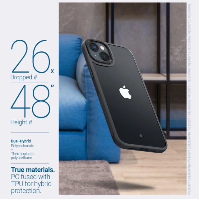 Чохол Spigen для iPhone 14 Plus Caseology Skyfall Matte Black (ACS04924)