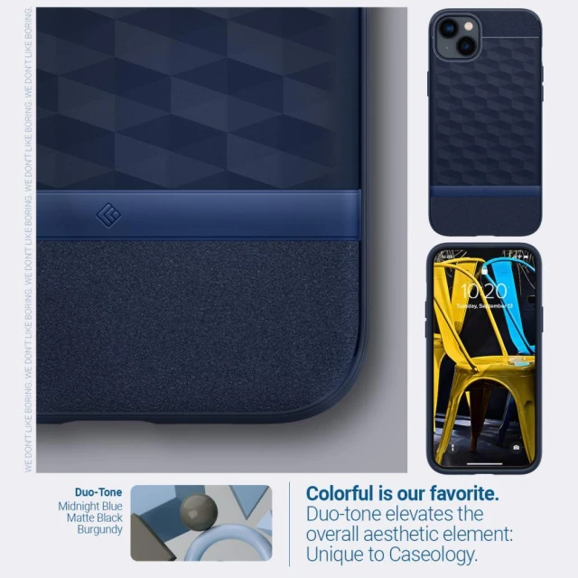 Чохол Spigen для iPhone 14 Plus Caseology Parallax MagSafe Midnight Blue (ACS04928)