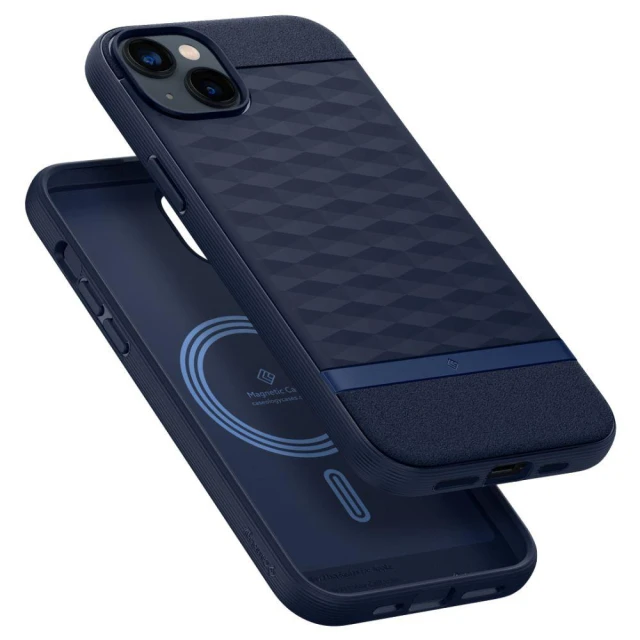 Чохол Spigen для iPhone 14 Plus Caseology Parallax MagSafe Midnight Blue (ACS04928)
