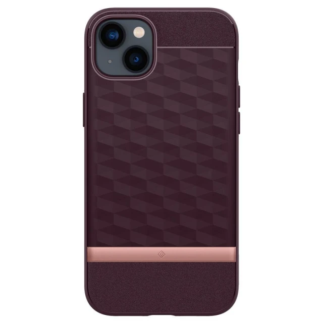 Чохол Spigen Caseology Parallax для iPhone 14 | 13 Burgundy with MagSafe (ACS05076)