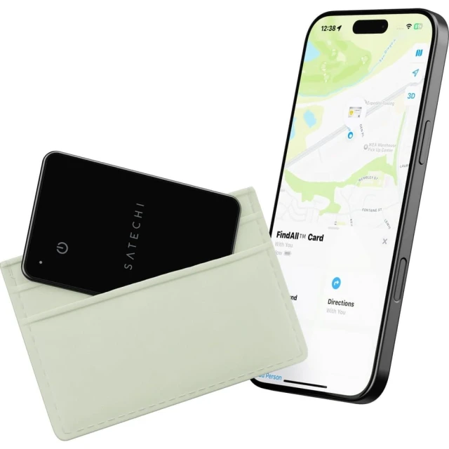 Локалізатор Satechi FindAll Wallet Card сумісний з Apple Find My Black (810086361212)