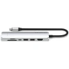 Адаптер HUB 7в1 USB C Satechi Slim для Mac/PC Silver (810086361502)