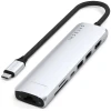 Адаптер HUB 7в1 USB C Satechi Slim для Mac/PC Silver (810086361502)
