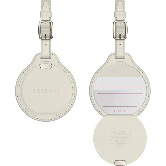 Локалізатор Satechi FindAll Luggage Tag сумісний з Apple Find My Beige (810086362332)
