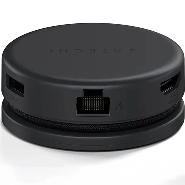 Адаптер HUB 7в1 USB C Satechi Multiport для Mac/PC Black (810086362622)