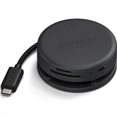 Адаптер HUB 7в1 USB C Satechi Multiport для Mac/PC Black (810086362622)