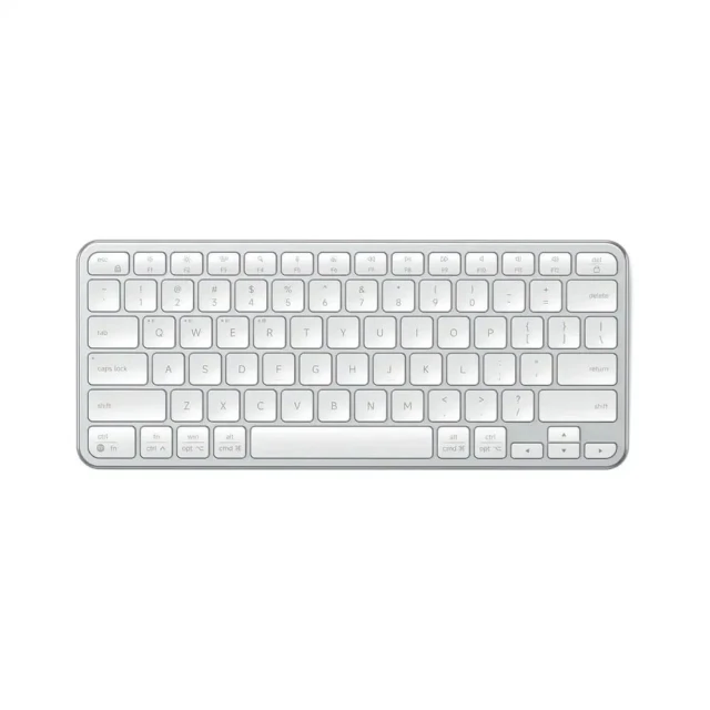 Клавиатура беспроводная QWERTY Satechi Slim EX1 для Mac/PC Silver (810086363162)