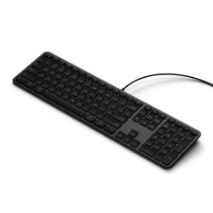 Клавіатура дротова USB A/USB C QWERTY Dual Satechi Slim LX3 Wired Black (810086363421)