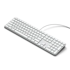 Клавіатура Satechi Slim LX3 Wired USB A/USB C QWERTY Grey (810086363483)