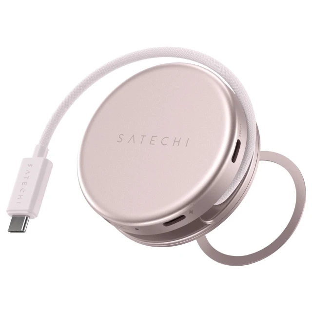 Адаптер Satechi OntheGo 5в1 USB-C Pink (6980053732797)