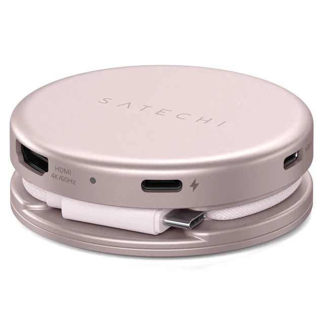 Адаптер Satechi OntheGo 5в1 USB-C Pink (6980053732797)