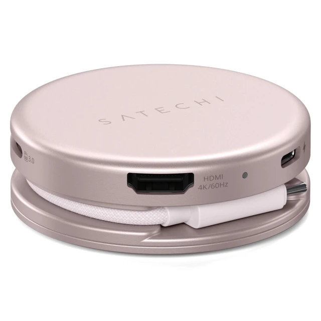 Адаптер Satechi OntheGo 5в1 USB-C Pink (6980053732797)