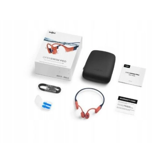 Навушники Shokz OpenSwim Pro бездротові кісткової провідності Red (810173486125)