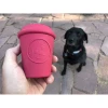 Іграшка для собак SodaPup Coffee Cup для наповнення кормом M Pink (810216023164)