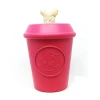 Іграшка для собак SodaPup Coffee Cup для наповнення кормом M Pink (810216023164)