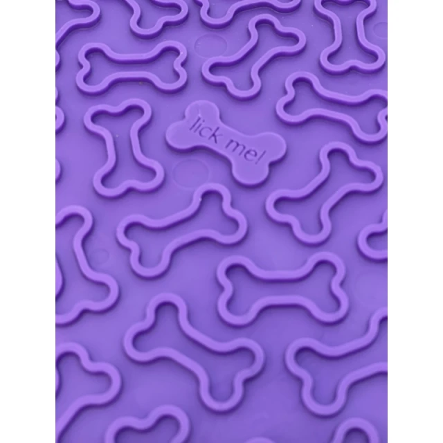 Килимок для вилизування Кістки SodaPup L Purple (810216025717)