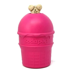 Іграшка для собак SodaPup Ice Cream Cone M Pink (810216026066)