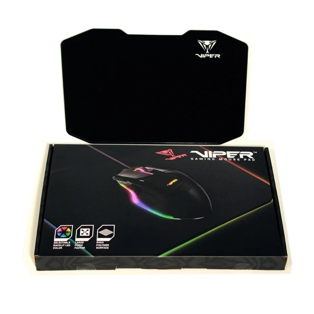 Килимок для миші Patriot Memory Viper LED 242,7 x 353,5 мм (814914023709)