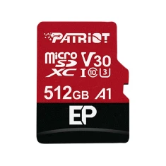 Карта пам'яті Patriot Memory EP Pro 512 ГБ Class 10 U3 V30 A1 з адаптером (814914026113)