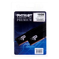 Оперативная память Patriot Memory Premium DDR4 2x8 ГБ 3200 МГц Black (814914027127)