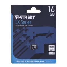 Карта пам'яті Patriot LX Series 16 ГБ microSDHC Class 10 UHS-I (814914027967)