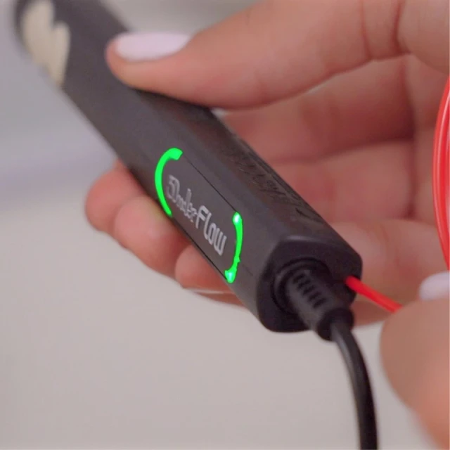 3D-ручка 3Doodler Flow Essentials + 8 шт різнокольорових котушок філамента 1,75 мм (817005024432)