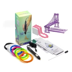 3D-ручка 3Doodler Flow Essentials + 8 шт різнокольорових котушок філамента 1,75 мм (817005024432)