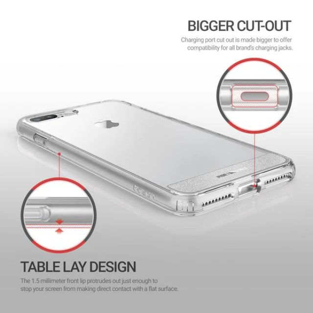 Чохол Obliq Naked Shield для iPhone 8 Plus / 7 Plus Clear (OBIP7PL-NKDS01)