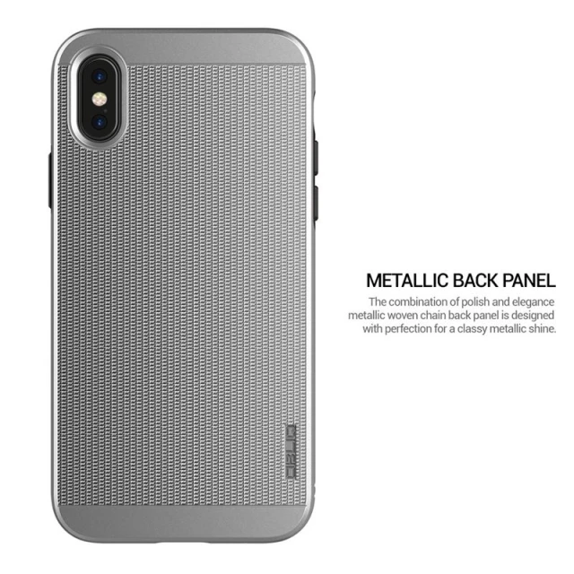 Чохол iPhone Xs/X Obliq Slim Meta Satin Silver (OBIPXSM-03)
