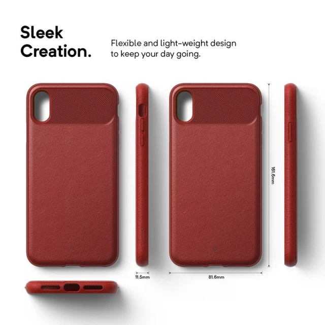 Чохол iPhone Xs Max Caseology Vault Red (CO-A18L-VLT-RD)
