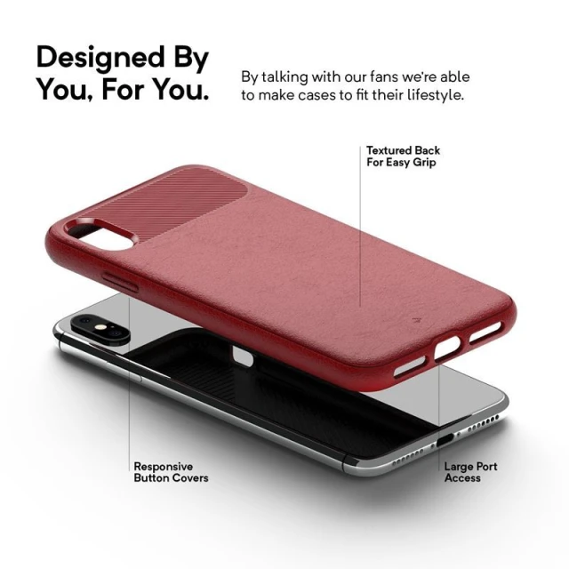 Чохол iPhone Xs Max Caseology Vault Red (CO-A18L-VLT-RD)