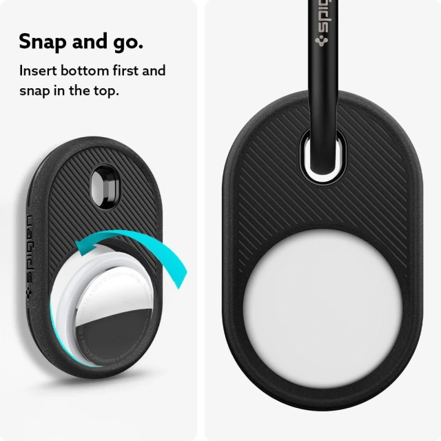Чехол-брелок Spigen Vault для AirTag Matte Black (AMP01439)