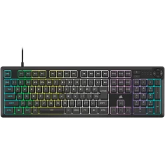 Клавіатура Corsair K55 CORE RGB ігрова USB NA розкладка Black (840006666547)