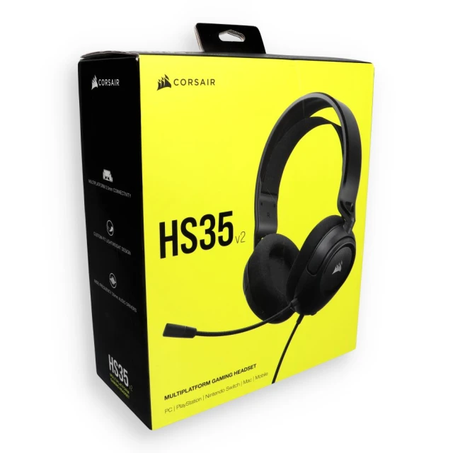 Наушники Corsair HS35 V2 Carbon Black (840006674573)