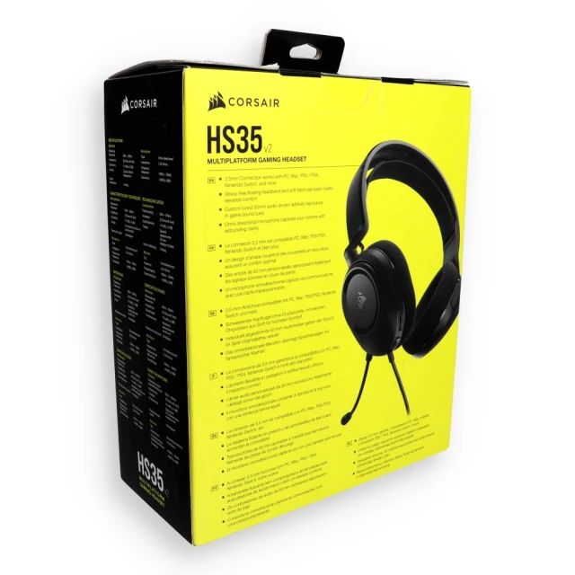 Наушники Corsair HS35 V2 Carbon Black (840006674573)