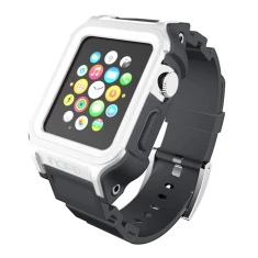 Ремінець Incipio Octane Strap для Apple Watch 42 (10 series) | 41 | 40 | 38 mm Black White (WBND-016-WHTGRY)