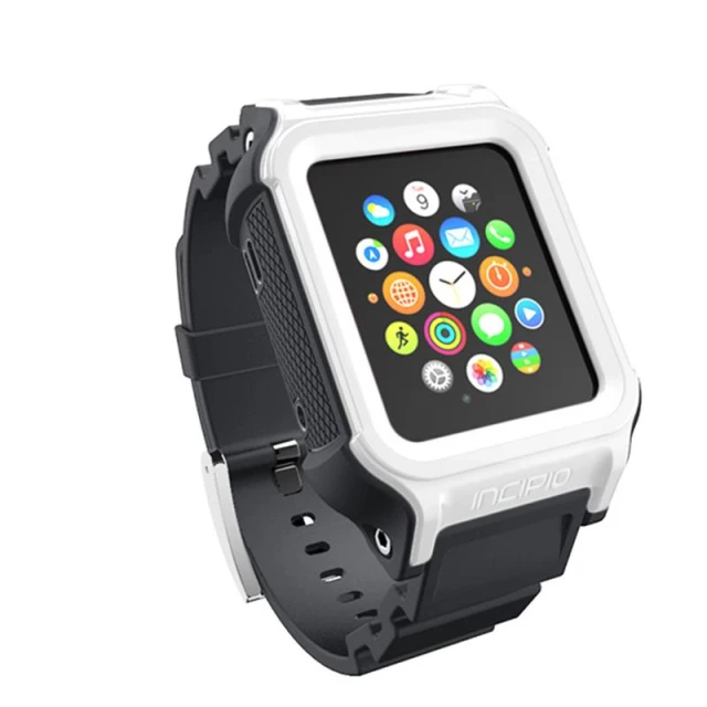 Ремінець Incipio Octane Strap для Apple Watch 42 (10 series) | 41 | 40 | 38 mm Black White (WBND-016-WHTGRY)