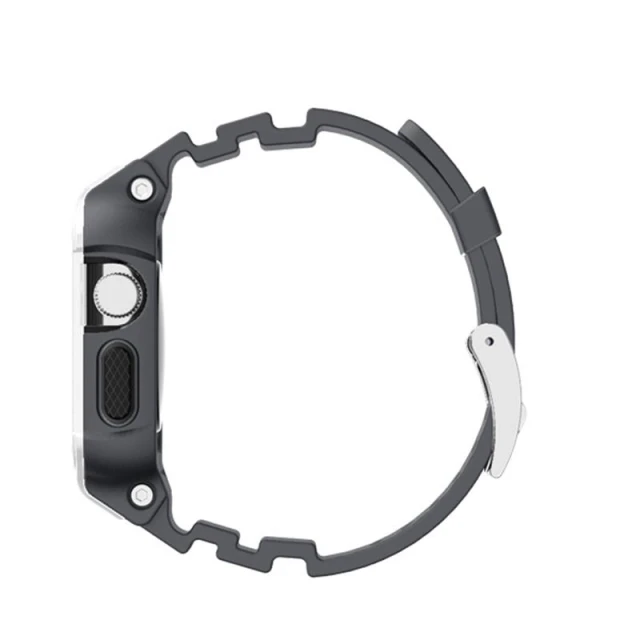 Ремінець Incipio Octane Strap для Apple Watch 42 (10 series) | 41 | 40 | 38 mm Black White (WBND-016-WHTGRY)