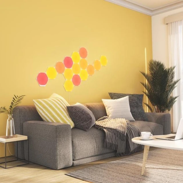 Розумне освітлення Nanoleaf Shapes Hexagon Expansion Pack 3 панелі 16M+ кольорів (840102700633)