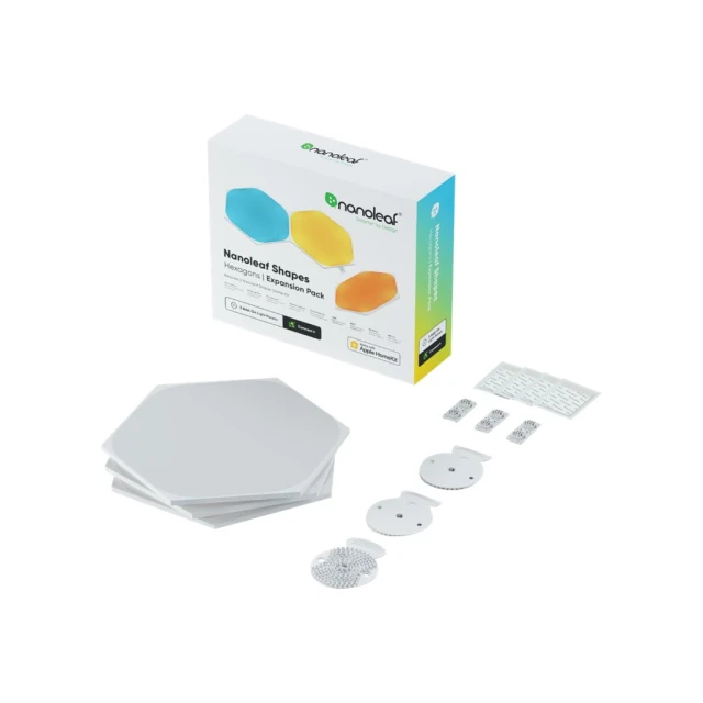 Розумне освітлення Nanoleaf Shapes Hexagon Expansion Pack 3 панелі 16M+ кольорів (840102700633)