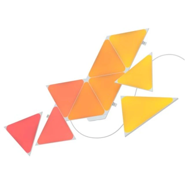 Розумна світлодіодна панель Nanoleaf Shapes Triangles Starter Kit 9 панелей 1 Вт 16M+ (840102701777)