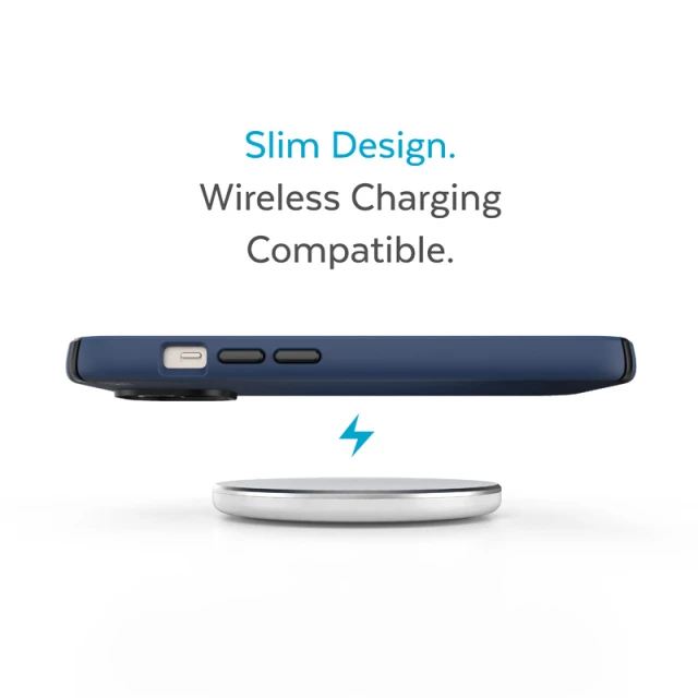 Чохол Speck Presidio2 Pro для iPhone 14 Plus Coastal Blue Black White (840168523795)