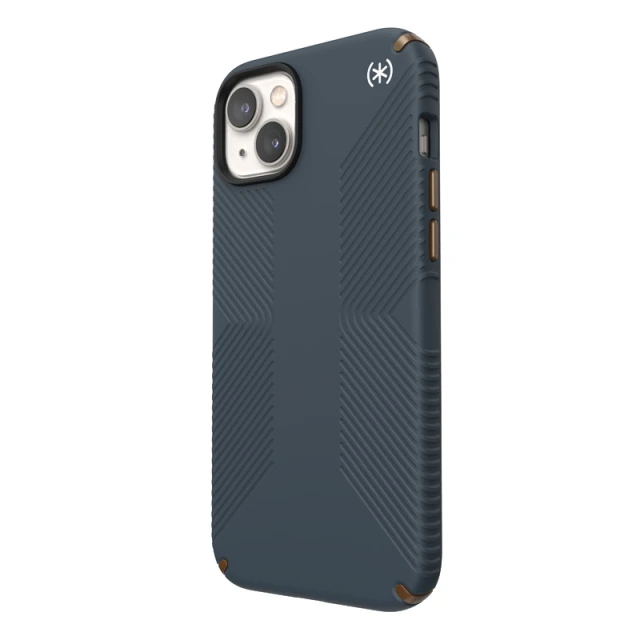 Чохол Speck Presidio2 Grip для iPhone 14 Plus Charcoal Grey Cool Bronze (840168523955)