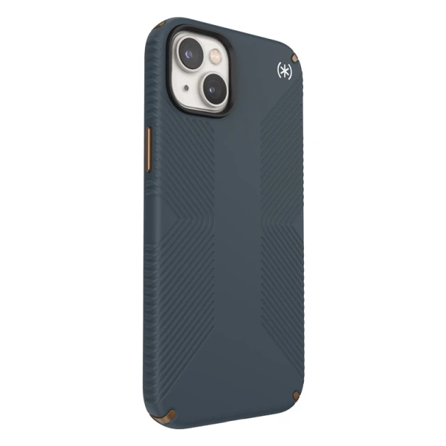 Чохол Speck Presidio2 Grip для iPhone 14 Plus Charcoal Grey Cool Bronze (840168523955)