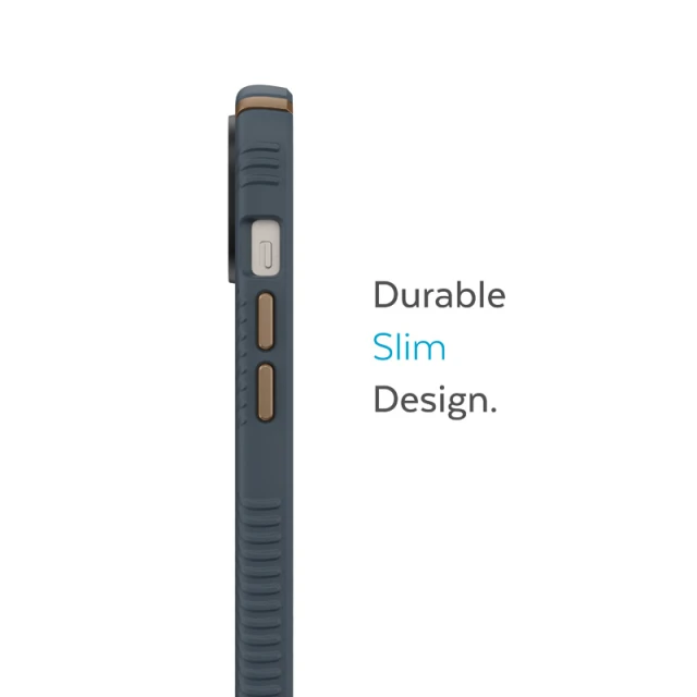 Чохол Speck Presidio2 Grip для iPhone 14 Plus Charcoal Grey Cool Bronze (840168523955)
